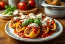 Delicious Stuffed Shells Recipe with Meat