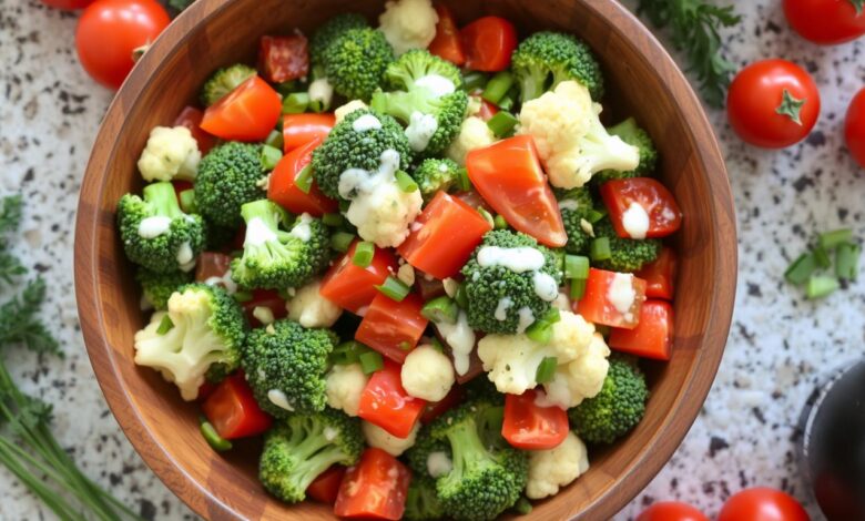 broccoli cauliflower salad